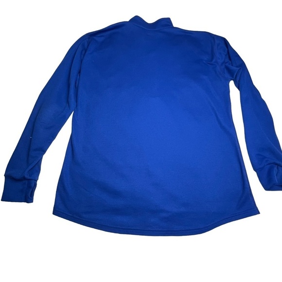 LL Bean Women 2XL 1/4 Zip Mock Neck Pullover Active LS Shirt Layer Thumb Holes - Picture 3 of 6